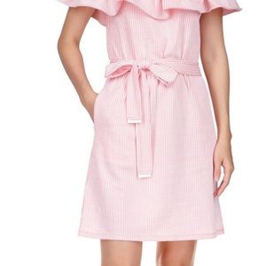 New Michael Kors ruffle barbie pink dress new NWT